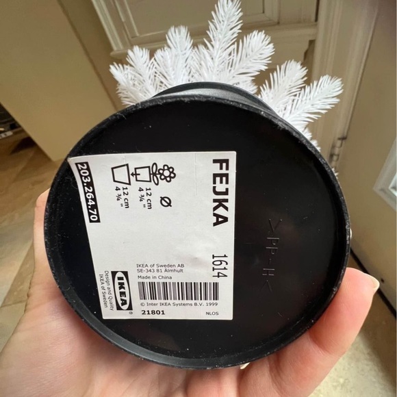 IKEA FEJKA WHITE CHRISTMAS MINI TREE Artificial Potted Plant 56 Cm BRAND NEW - Picture 3 of 8